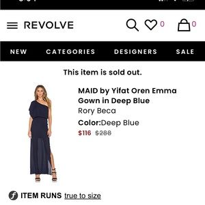 Maid by Yifat Oren for Rory Beca Dress